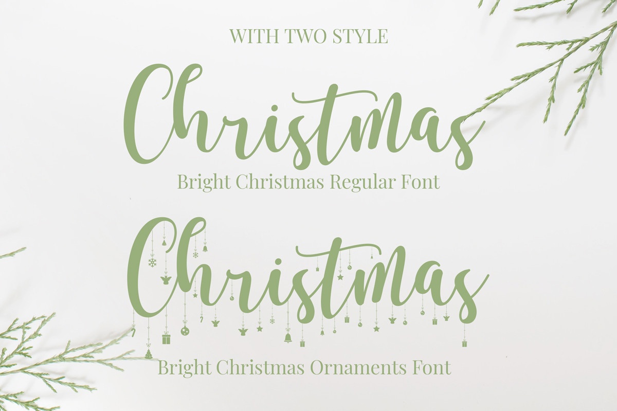 Bright Christmas Font Free Download Bright Christmas Font Free Download