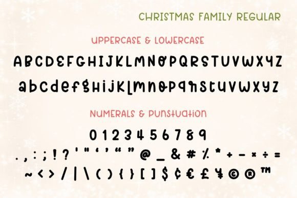 Christmas Family Font Free Download Christmas Family Font Free Download